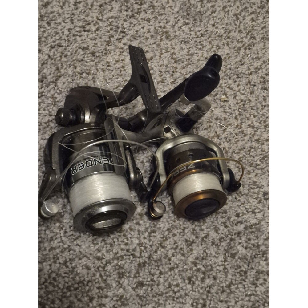 Contender 250 Fishing & Zebco Spyn Reels Lot Of 2 Untested Parts Only